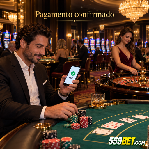 Confirmação de depósito por PIX no caixa em real do 559bet
